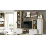 Mueble de salón y TV Composición de salón grande 263 Cm