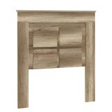 Pack Cabecero de 110 x 120 cm + 1 Mesita de Noche + Sinfonier, Color Cañón (para Cama de 135-140 o 160)